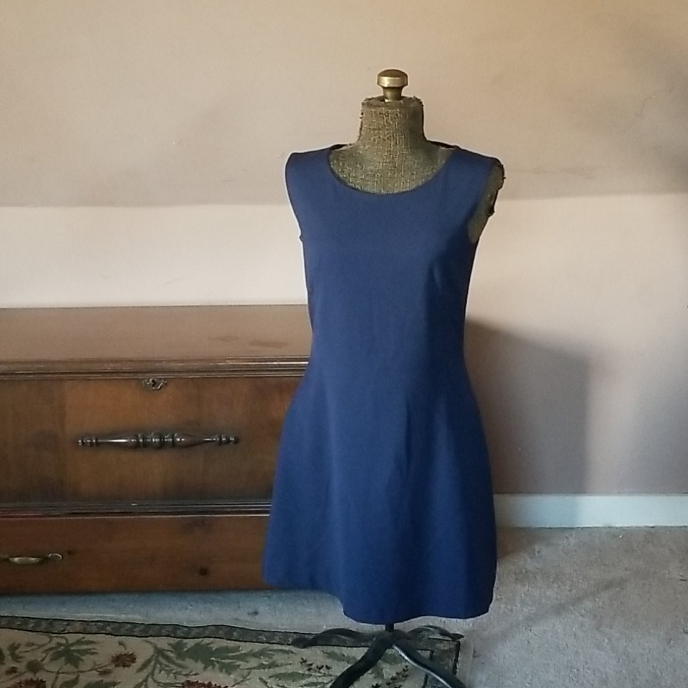Deep navy blue dress